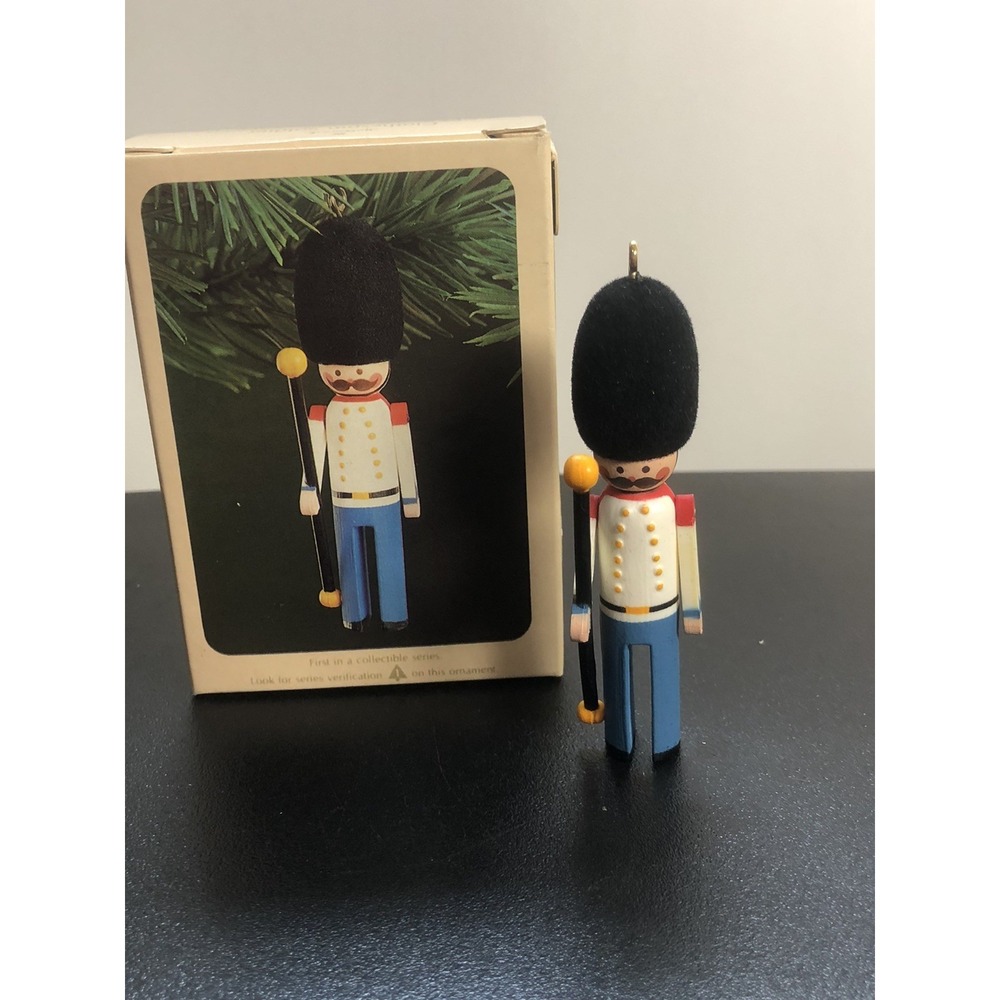 1982 Hallmark Clothespin Soldier British Ornament 1st in Series Vintage